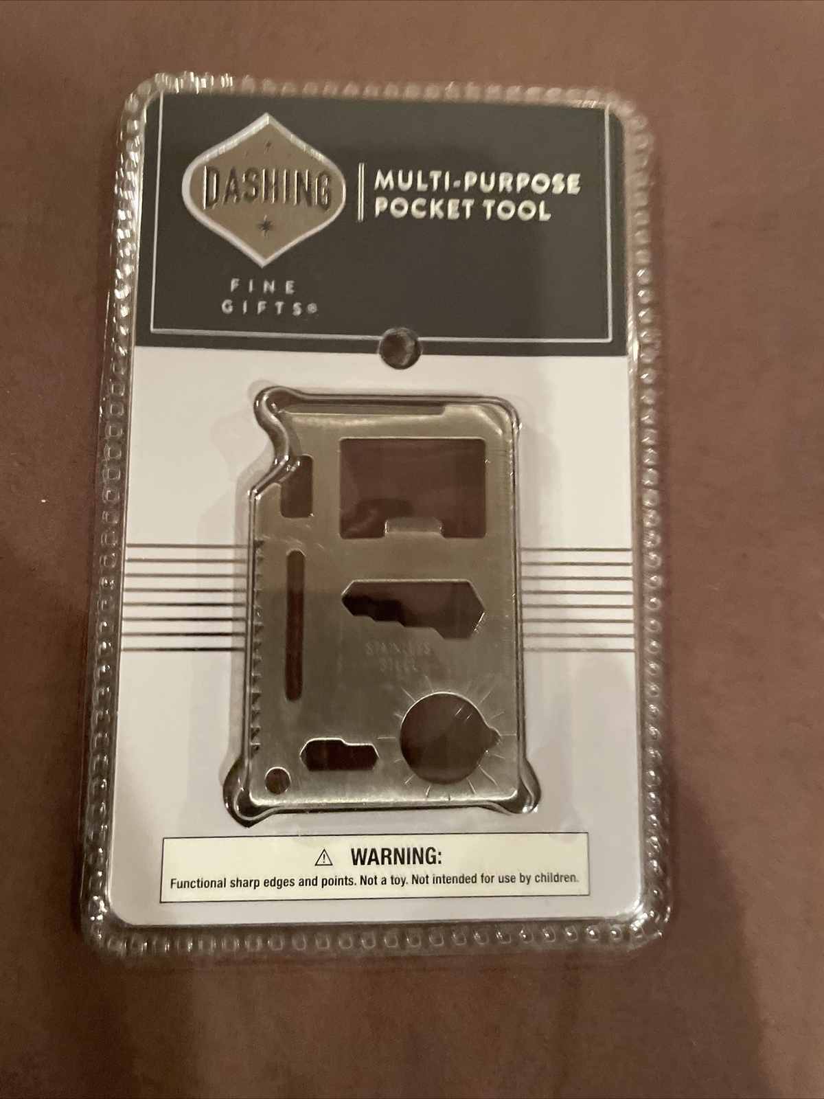 Multi-Purpose Pocket Survival 12 Multi-Tools Fits in Wallet Stainless Steel NEW