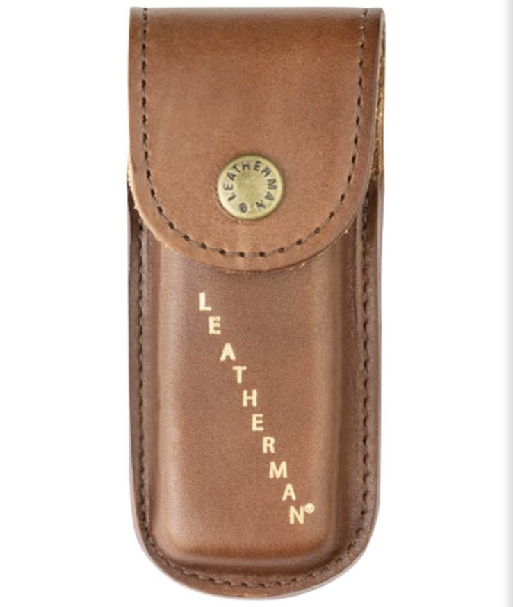 LEATHERMAN Heritage Leather Snap Sheath for Multi-Tools, Brown, Small