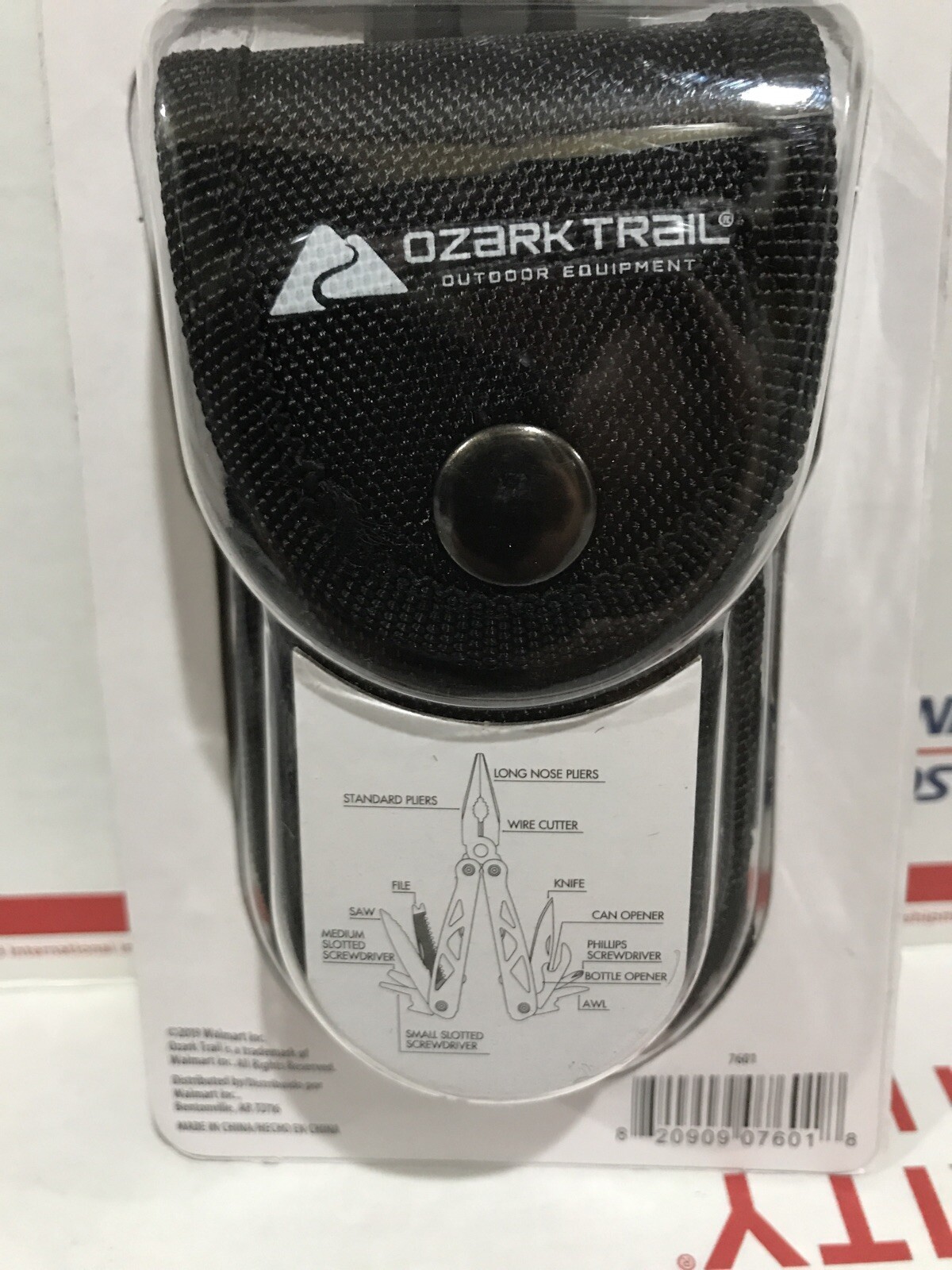 NEW SEALED! Ozark Trail 12 In 1 Multitool! With Sheath! Black ONLY 2 LEFT! Prep