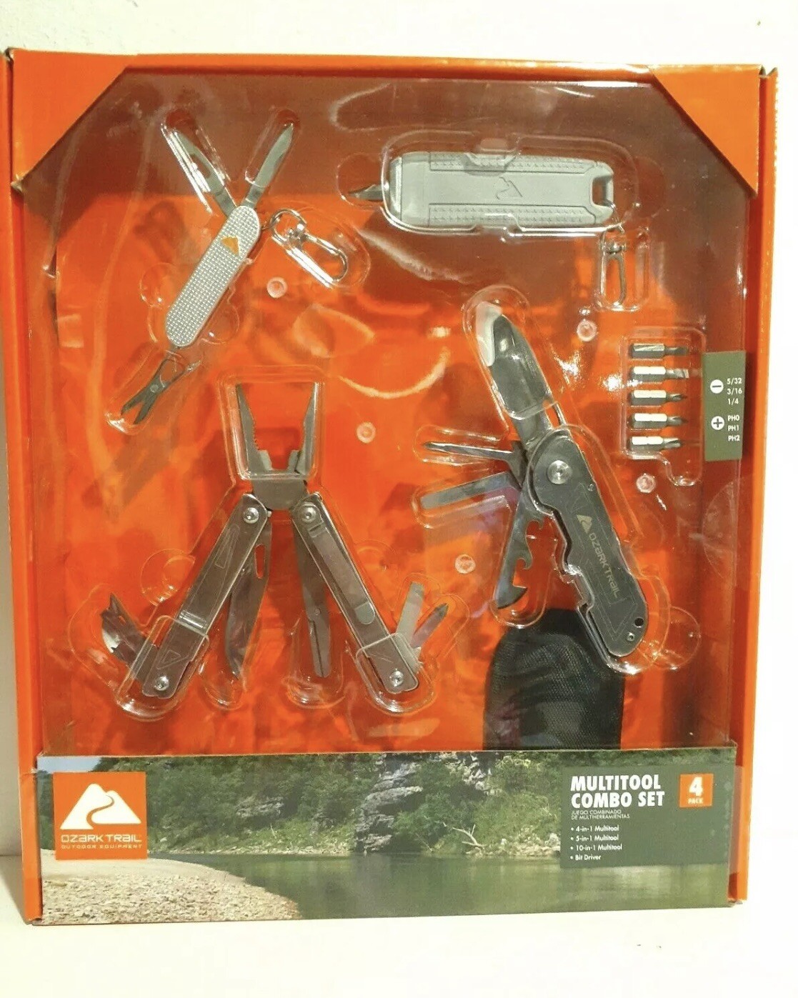 Ozark Trail Multitool Combo 4 Pack Hunting Camping Hiking Fishing Zombies ETC.