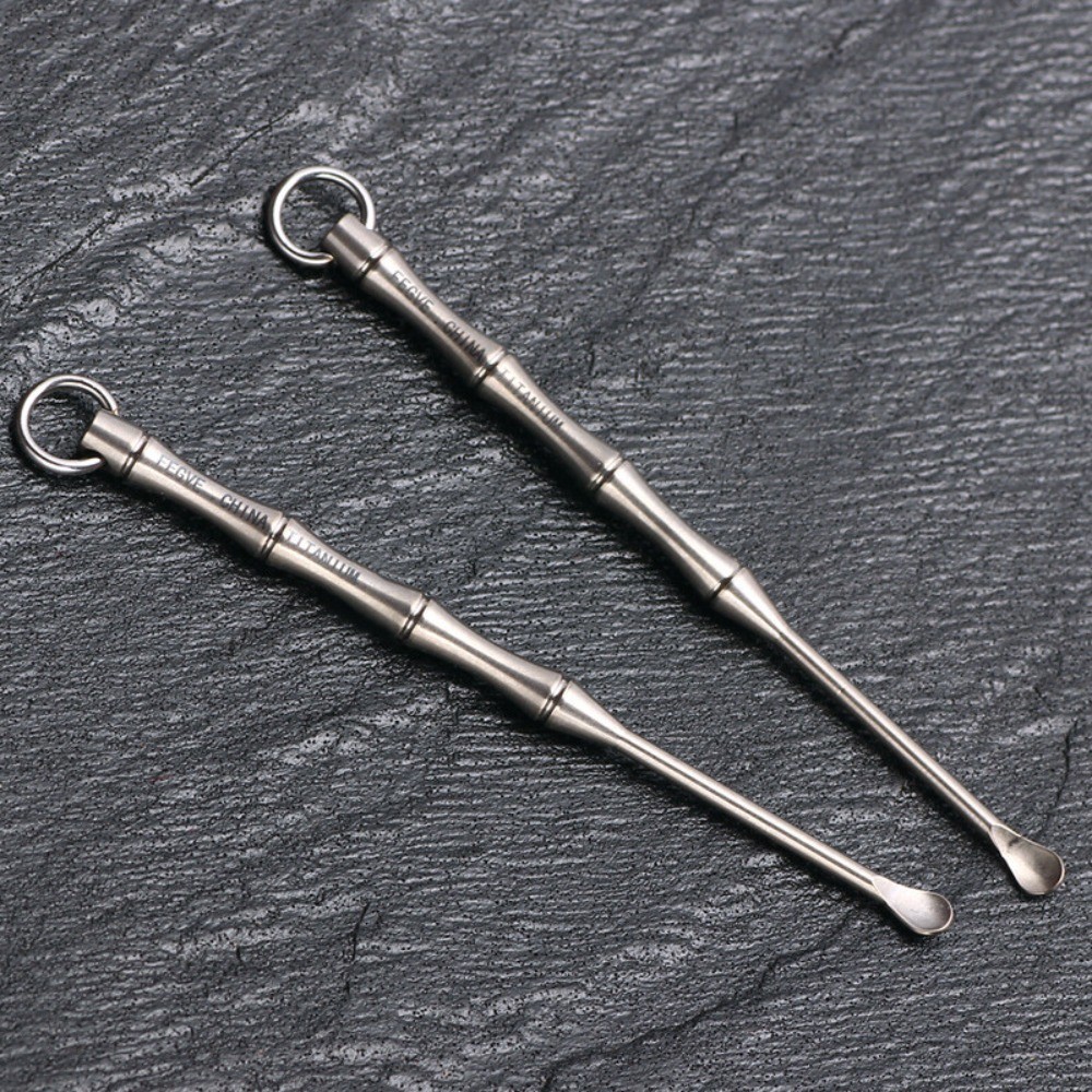 Titanium Ear Pick Scoop Cleaner Mini Portable Earpick Accessory EDC Outdoor