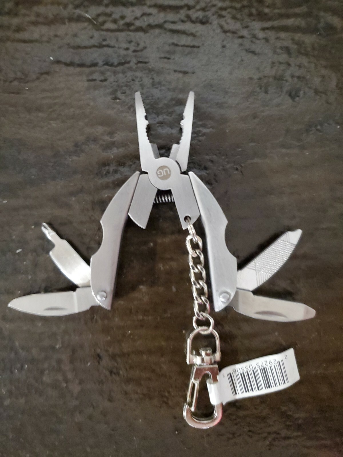 Urban Gear UT204B Silver Scarab Multi Tool, Key Chain Pack Of 2!