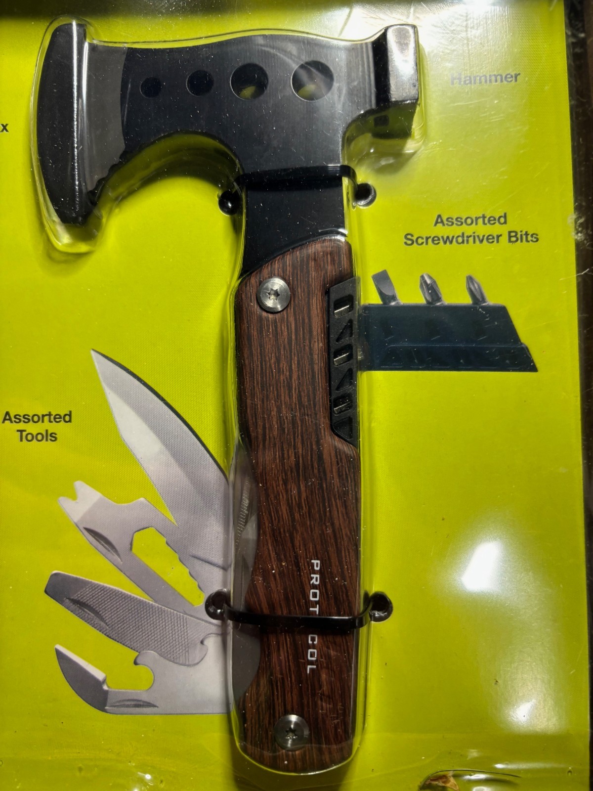 Protocol 17 in 1 Ax Multi Tool NEW in package knife wrench files scraper more