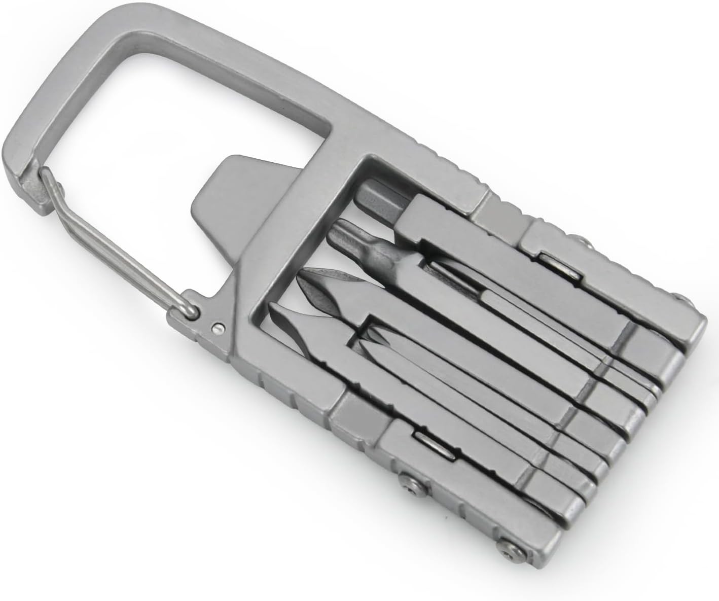 12 in 1 Keychain Multitool Screwdriver Bit Folding Multi Tool Bottle Opener