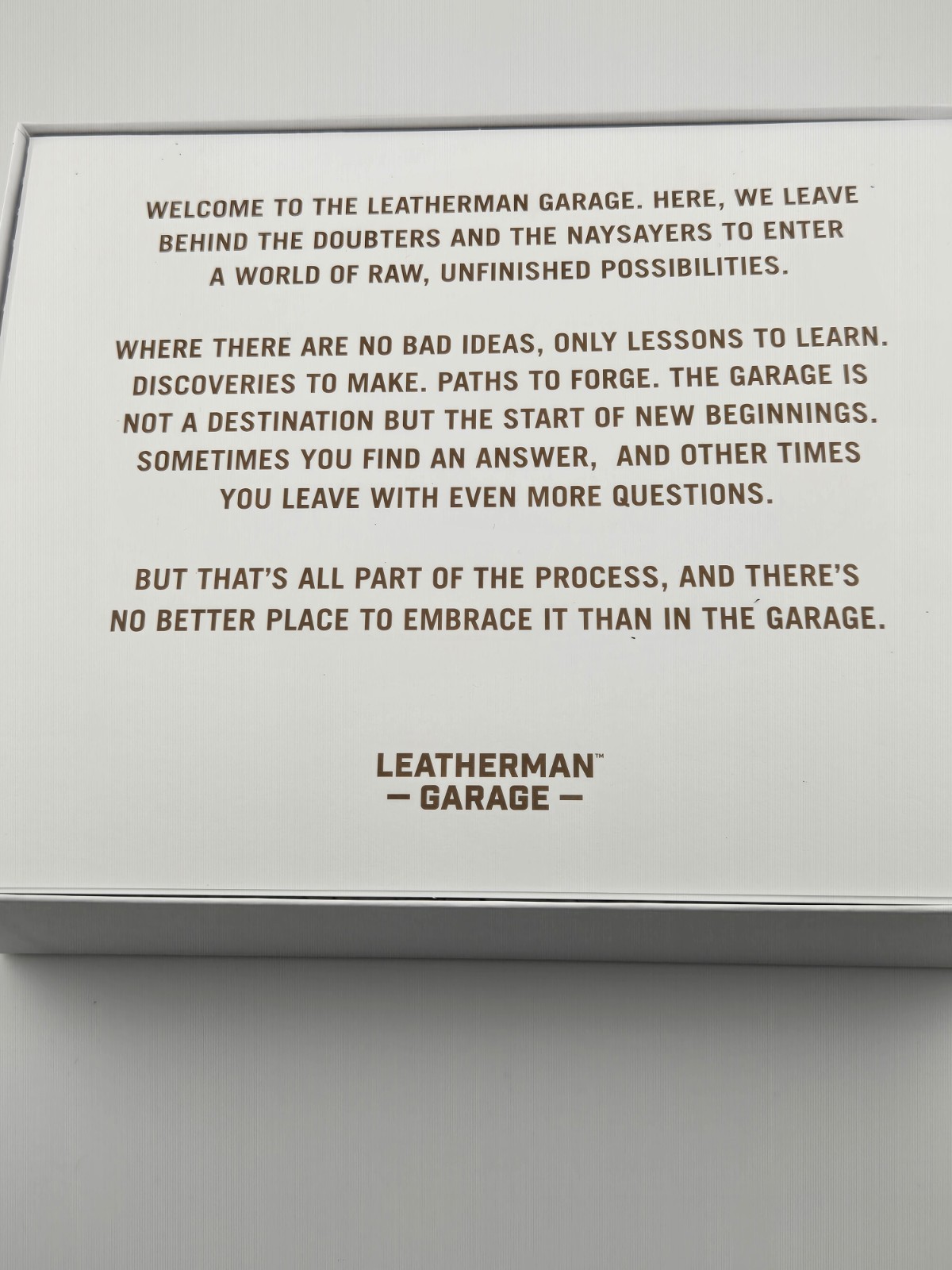 Leatherman Garage Batch 005 40th Anniversary Limited Ed Never Used Rare