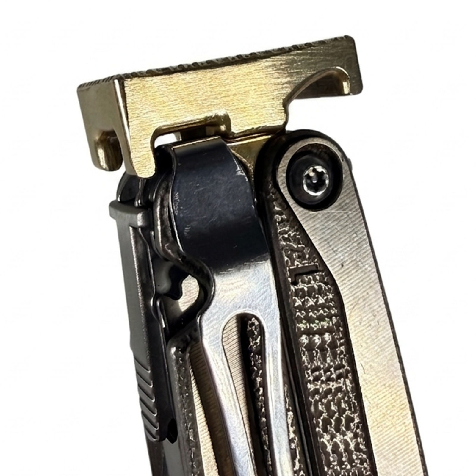 For Leatherman CHARGE,+ TT & TTI, BRASS Hammer Head ADD-ON, tactical, military