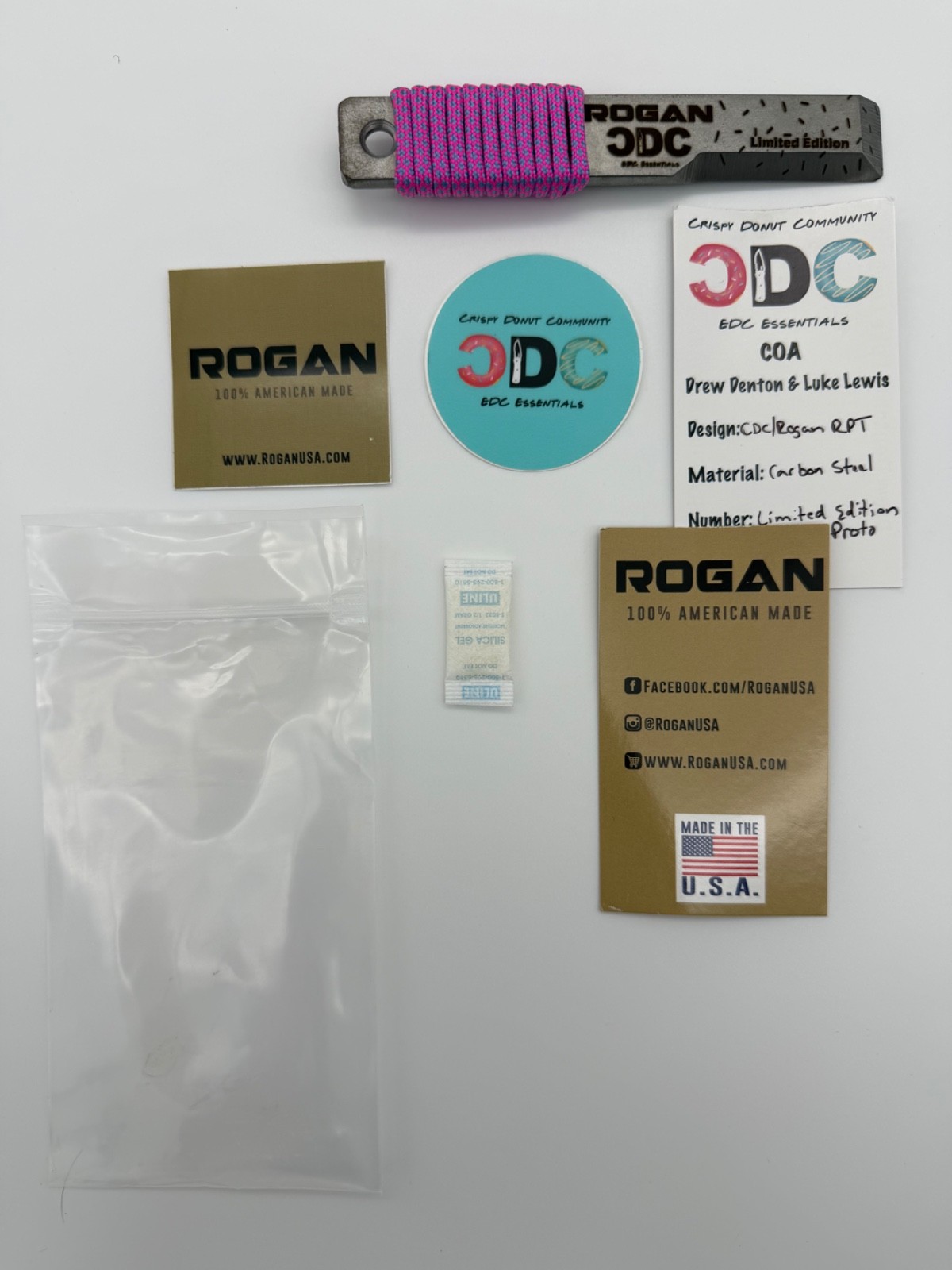 PROTOTYPE Rogan RPT Pocket Tool Crispy Donut Community Limited Edition CDC RARE