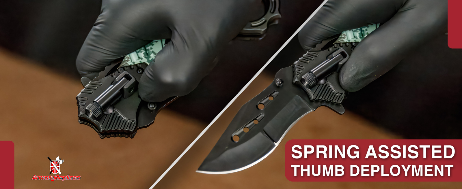 Homeland Floodlight Knife | Tactical Defense Emergency Pocket Military & Police