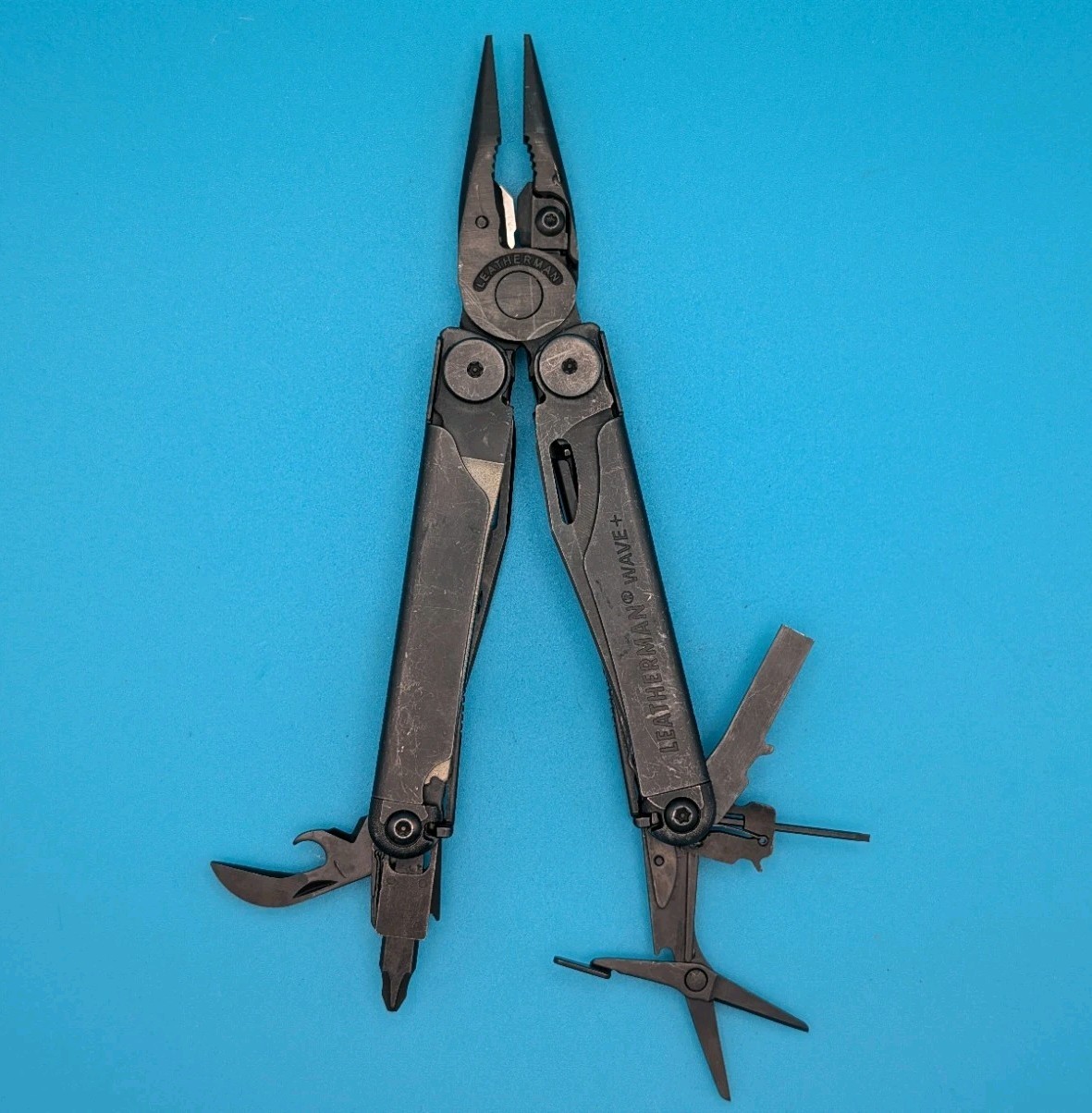Leatherman Wave Plus + Multi-Tool! FAST SHIPPING! BLACK OXIDE!