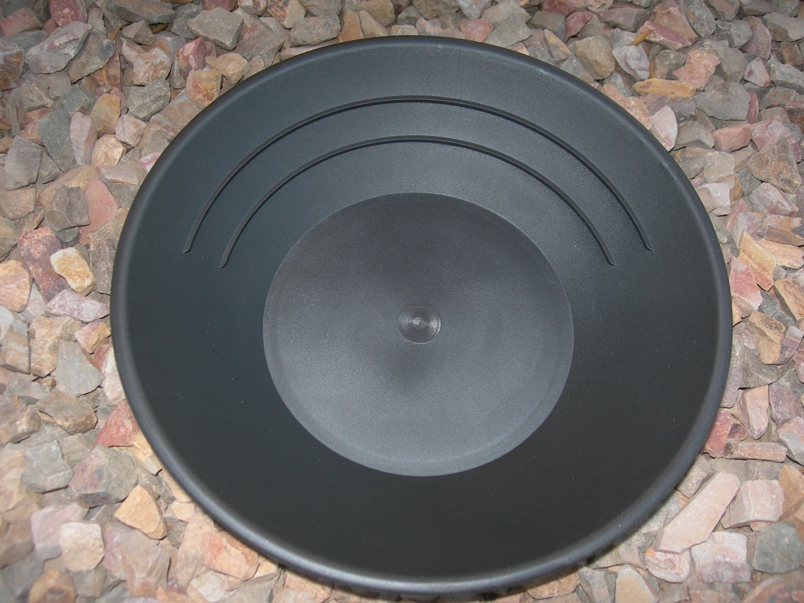 Gold Pan Panning 10″ High Impact Plastic BLACK Prospecting Mining Sluice NUGGETS