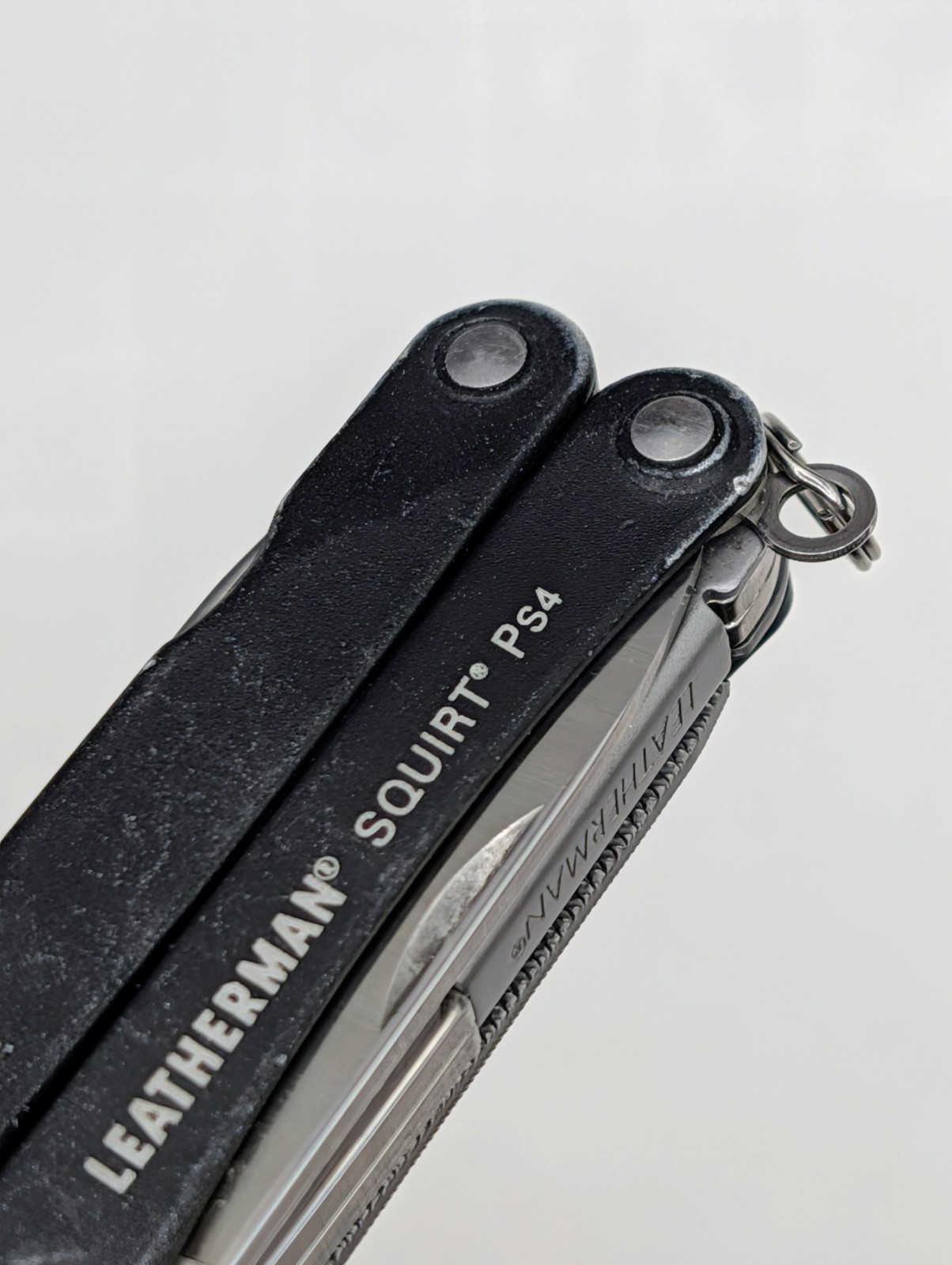 Leatherman SQUIRT Black PS4 9-In-1 MultiTool (Retired) EDC Pliers Blade Scissors