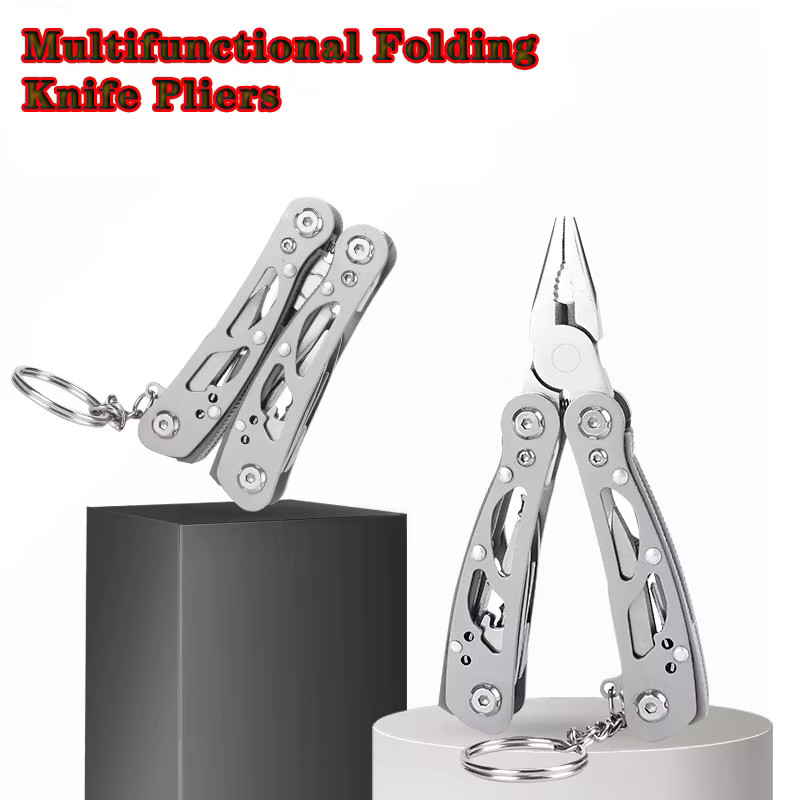 Multi-tool Pliers Outdoor Combination Knife Pliers Stainless Steel Folding Porta