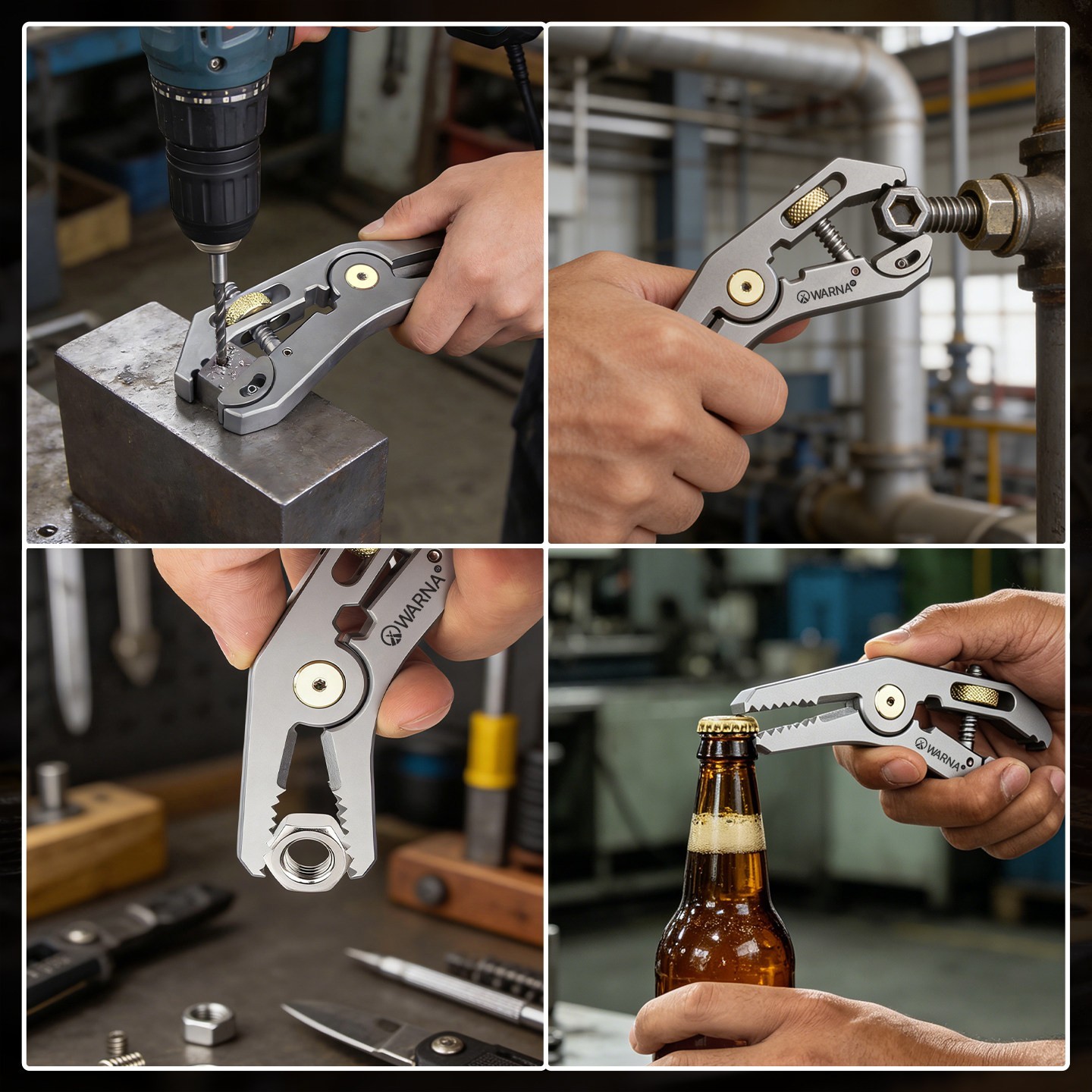 Folding EDC Pocket Pliers Mini Multitool Utility Tool Stainless Steel Repair Too