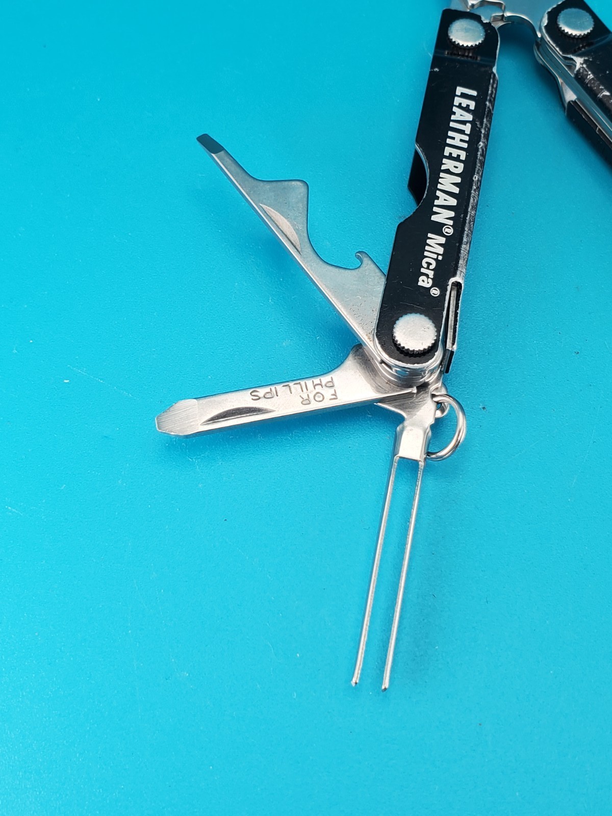 Leatherman Micra Multi-Tool, Knife, Scissors, Key Ring, Black!