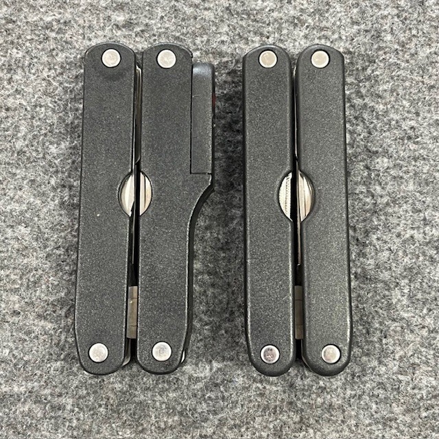 Lot Of 2 Multi Tool Pliers With 8 Tools Black