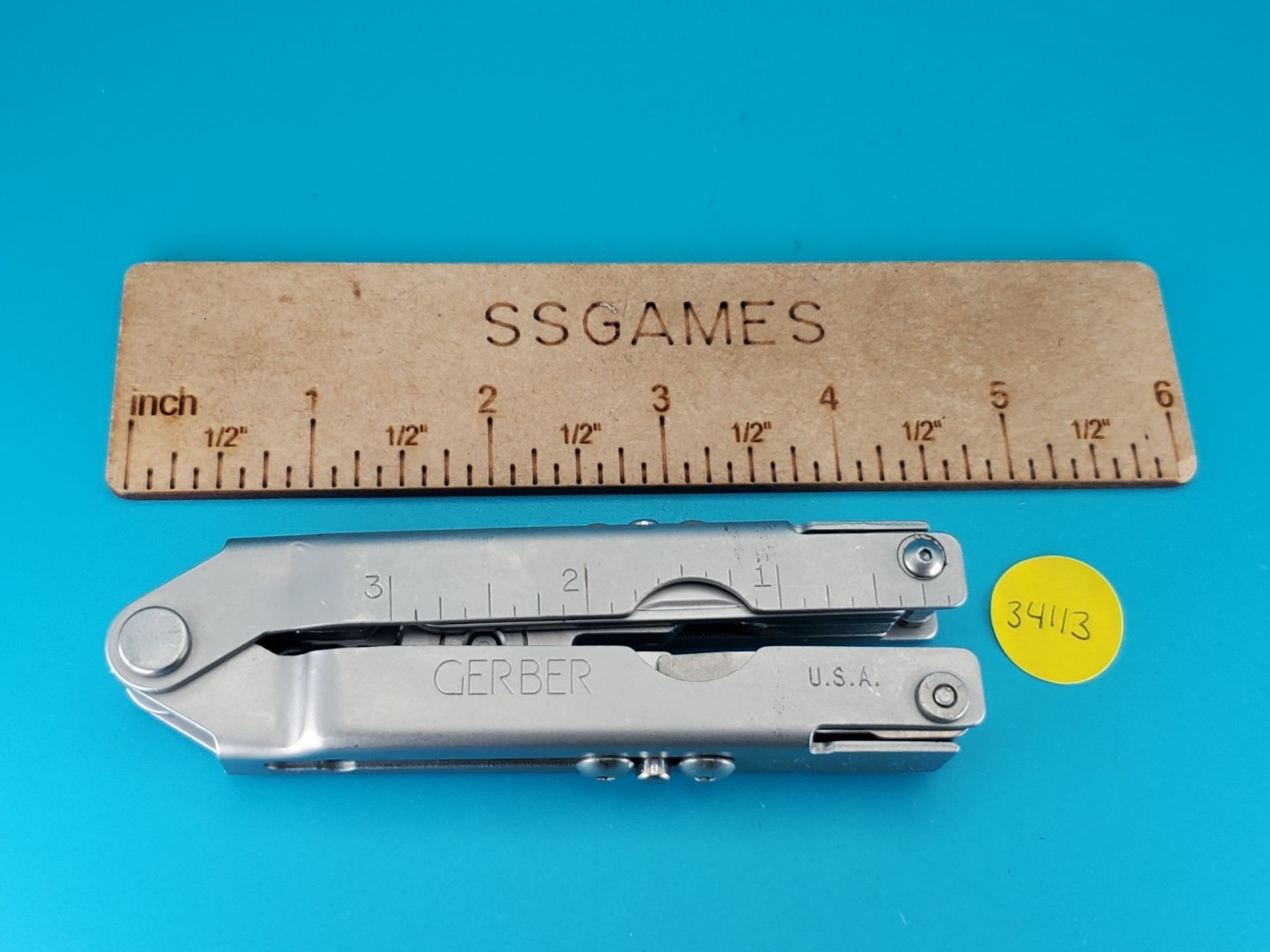 Gerber Vintage Stainless Steel Bluntnose MP400 Multi-Tool! *BLADE CHIPPED*