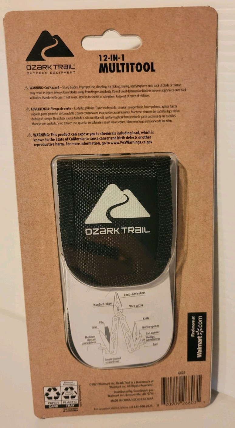 Ozark Trail 12-in-1 Multi-Tool Sheath Included BRAND NEW SEALED