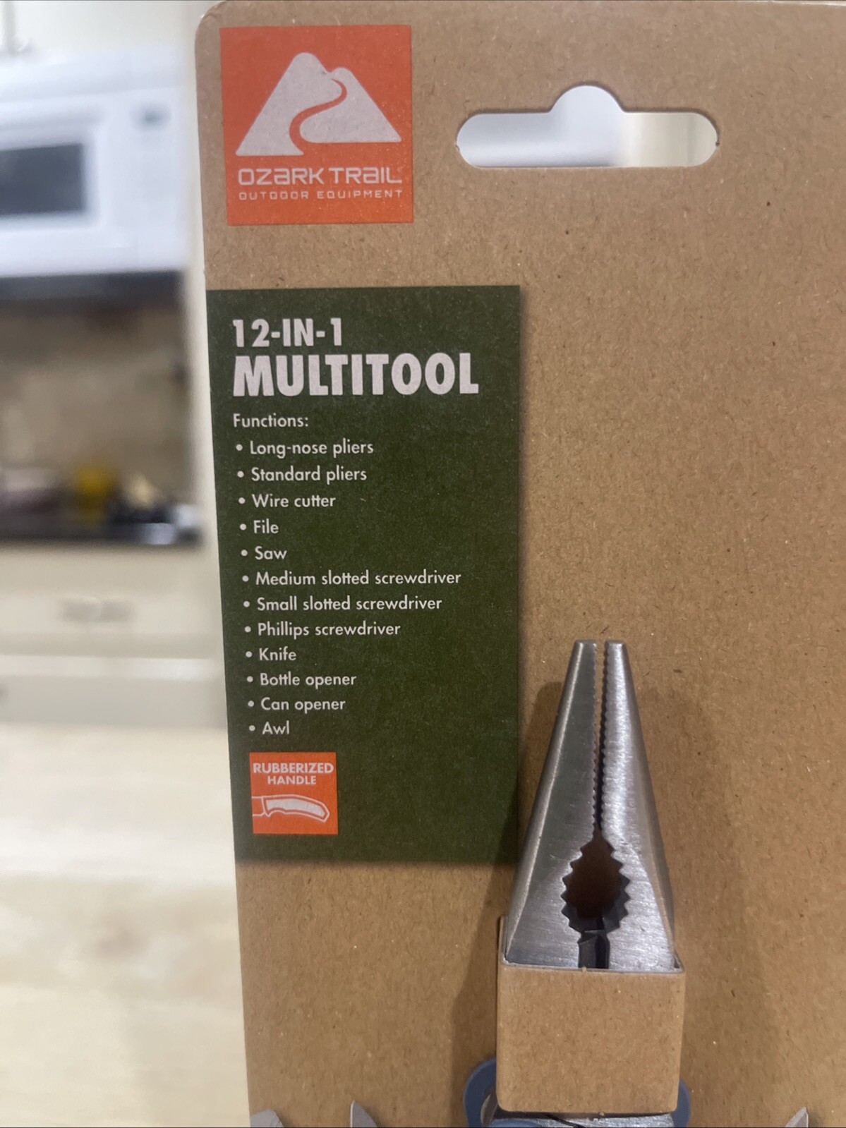 Ozark Trail Blue Multi-Tool 12-in-1, Stainless Steel NEW