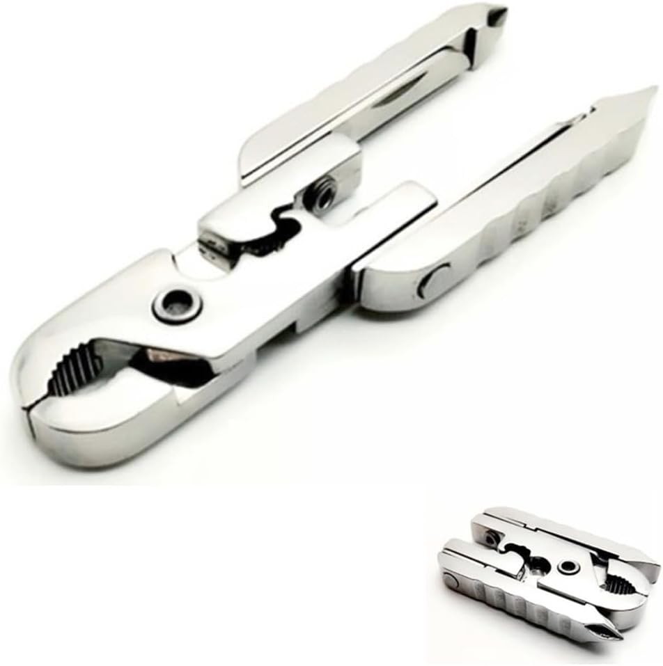 Stainless Steel Folding Maintenance Multifunctional plier,Portable Key Chain