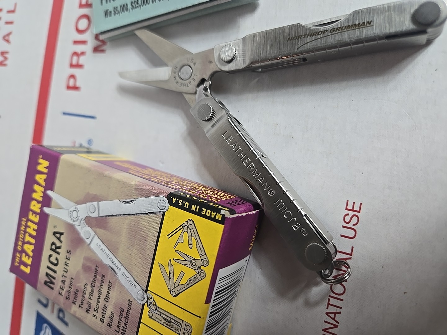 The Original Leatherman Micra Advertising Northrop Grumman Original Box, New