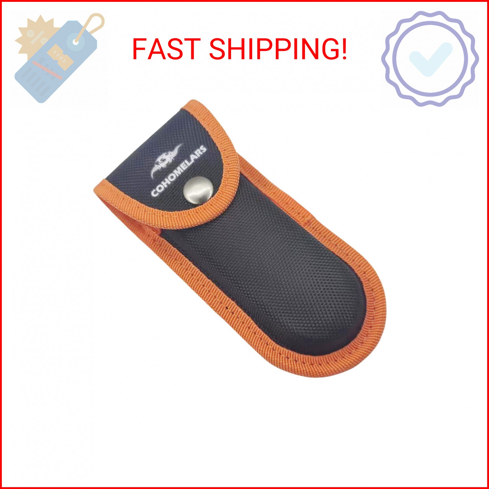 Nylon Sheath for Gerber MP600 5” Multitool, Horizontally Carry Knife Case Fits