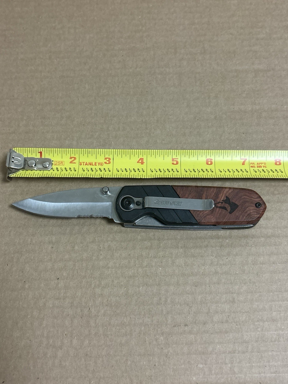 Husky Two Blade Folding Knife NEW UTILITY BLADE