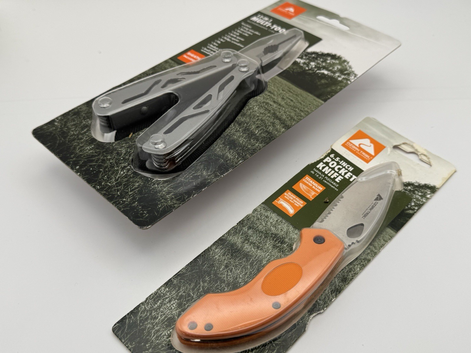 Ozark Trail 12 in 1 Multi Tool W/ Sheath & 6.5 Inch Pocket Knife *BRAND NEW!*