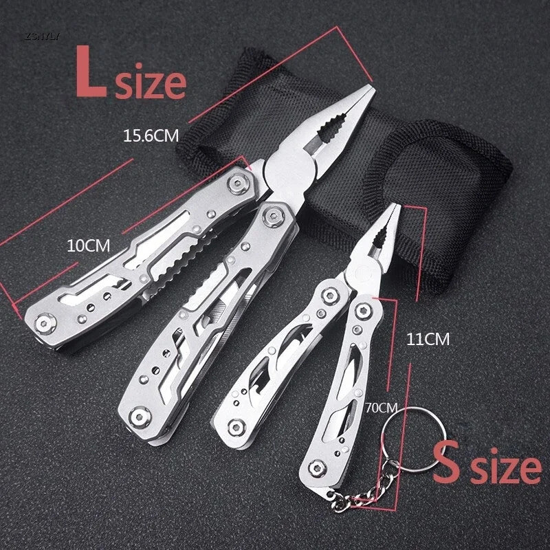 32 in 1 Multifunctional pliers Multi-Tool 21 Tools 12 Bit Kit Sheath Folding 🛠