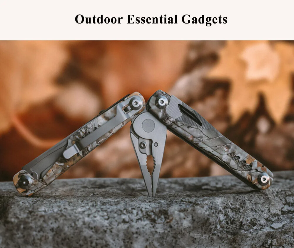 Multitool Folding Knife Multi functional Pocket Pliers Outdoor Portable Camping