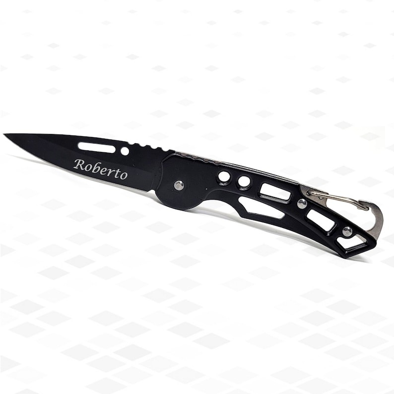 Custom Engraved Pocket Knife – Personalized Folding Cutter for Father & Husband