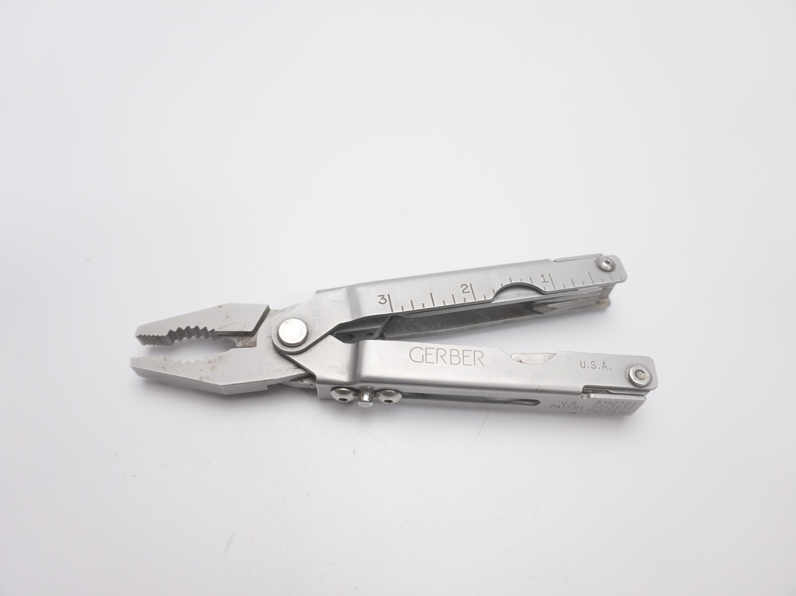Vintage Gerber Multi Tool USA Blunt Nose Pliers Pat. 5142721 5212844 Stainless