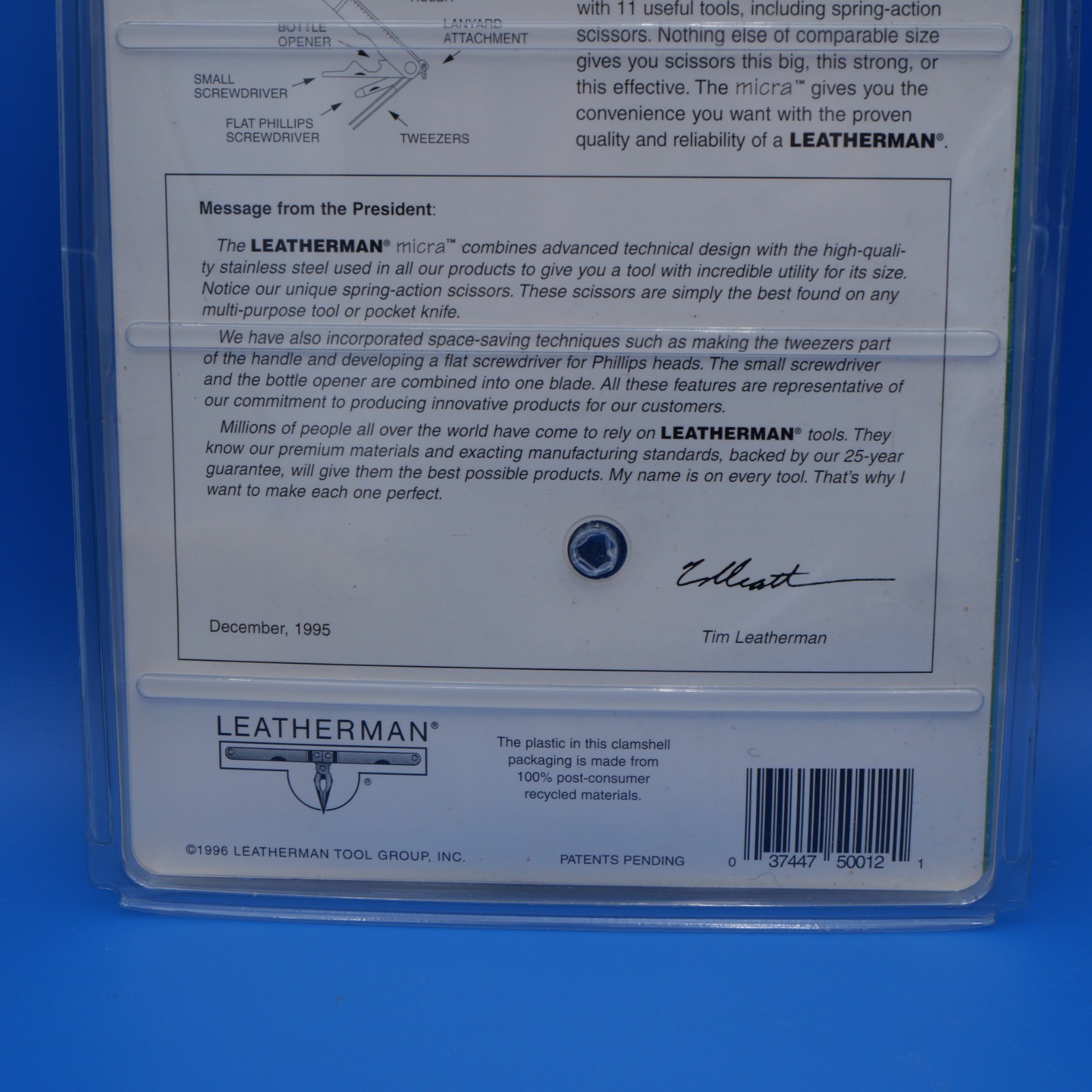 Leatherman Micra 1996 First year NOS