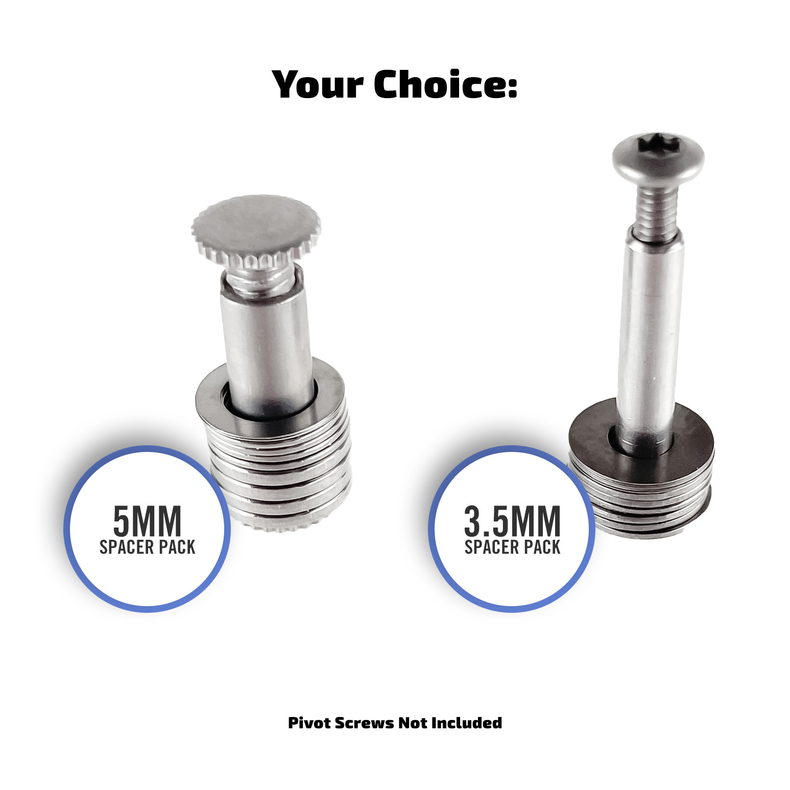 Stainless Steel Spacers for Multitools – Compatible with Leatherman, SOG, and