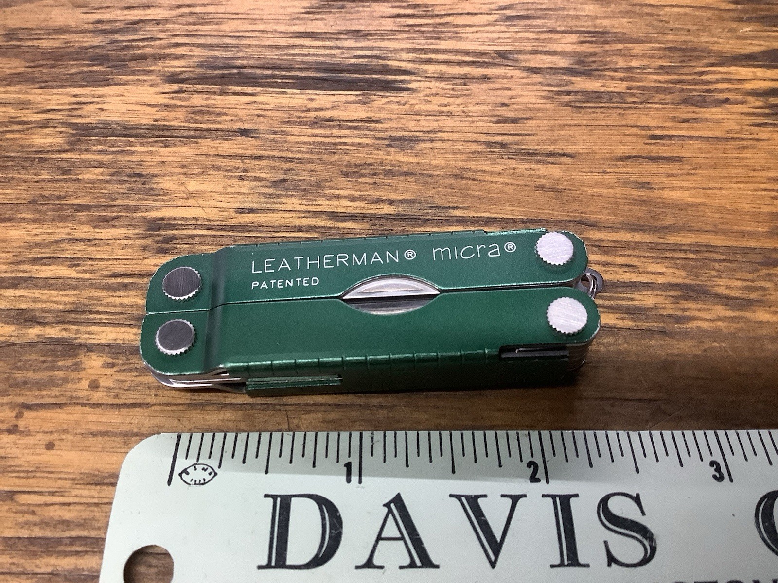 Leatherman Micra Green multi-tool Excellent USA Guidant Vitality Avt Advertising