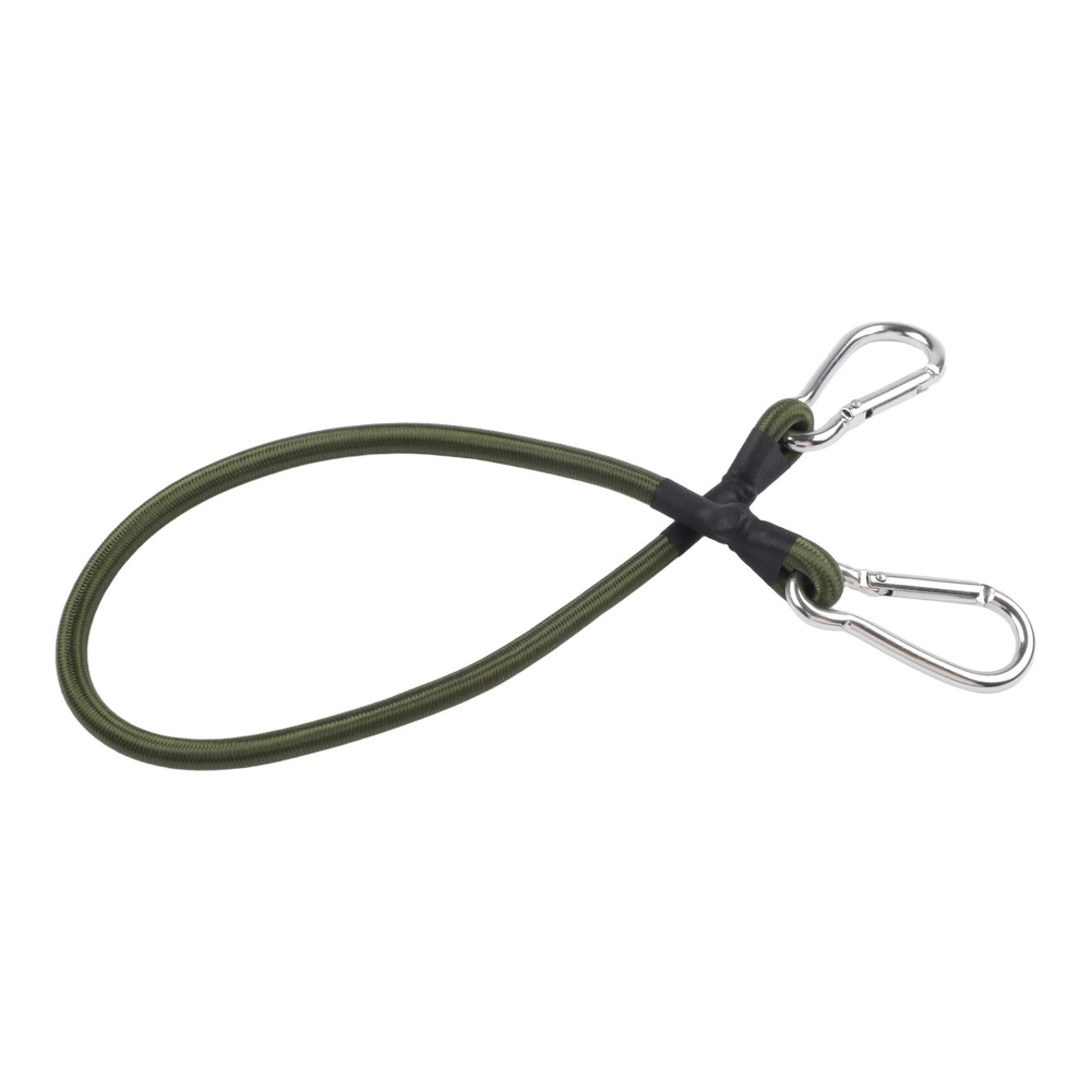 Strong Elastic Rope with Carabiner Hooks 8mm Thick for Outdoor Luggage Tie Down
