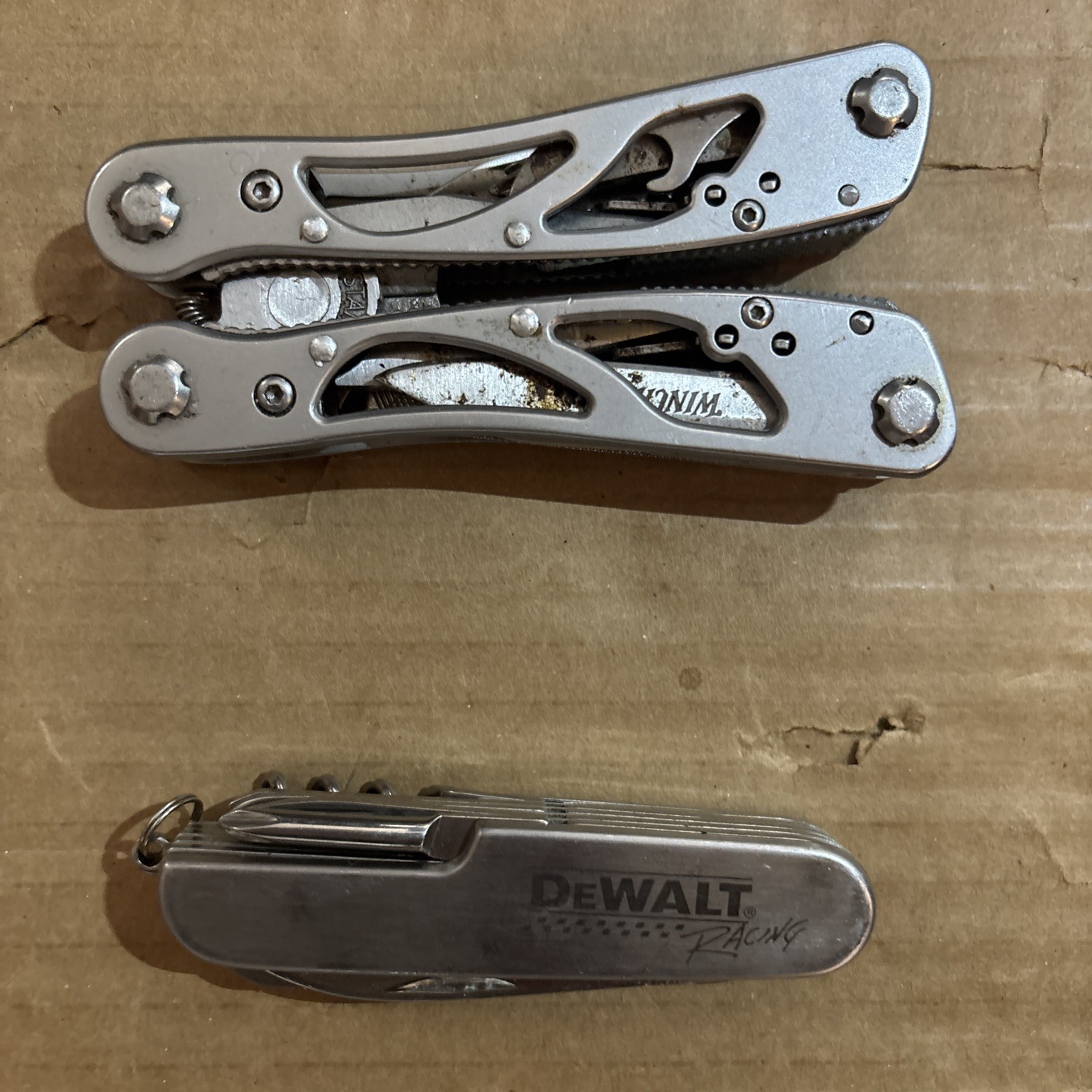 Winchester Winframe Butterfly Opening Multitool & Dewalt Multitool Lot of 2