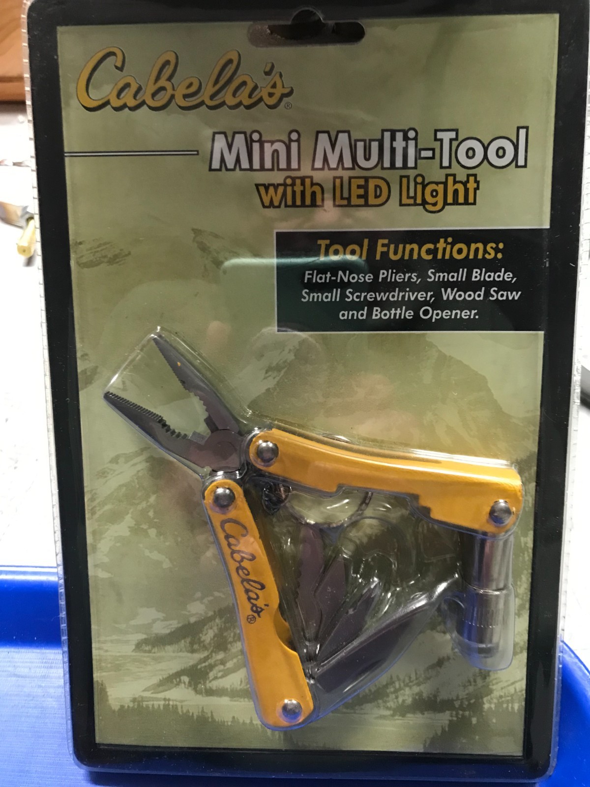 Cabela’s Mini Multi-Tool LED Light & Nylon Pouch NOS