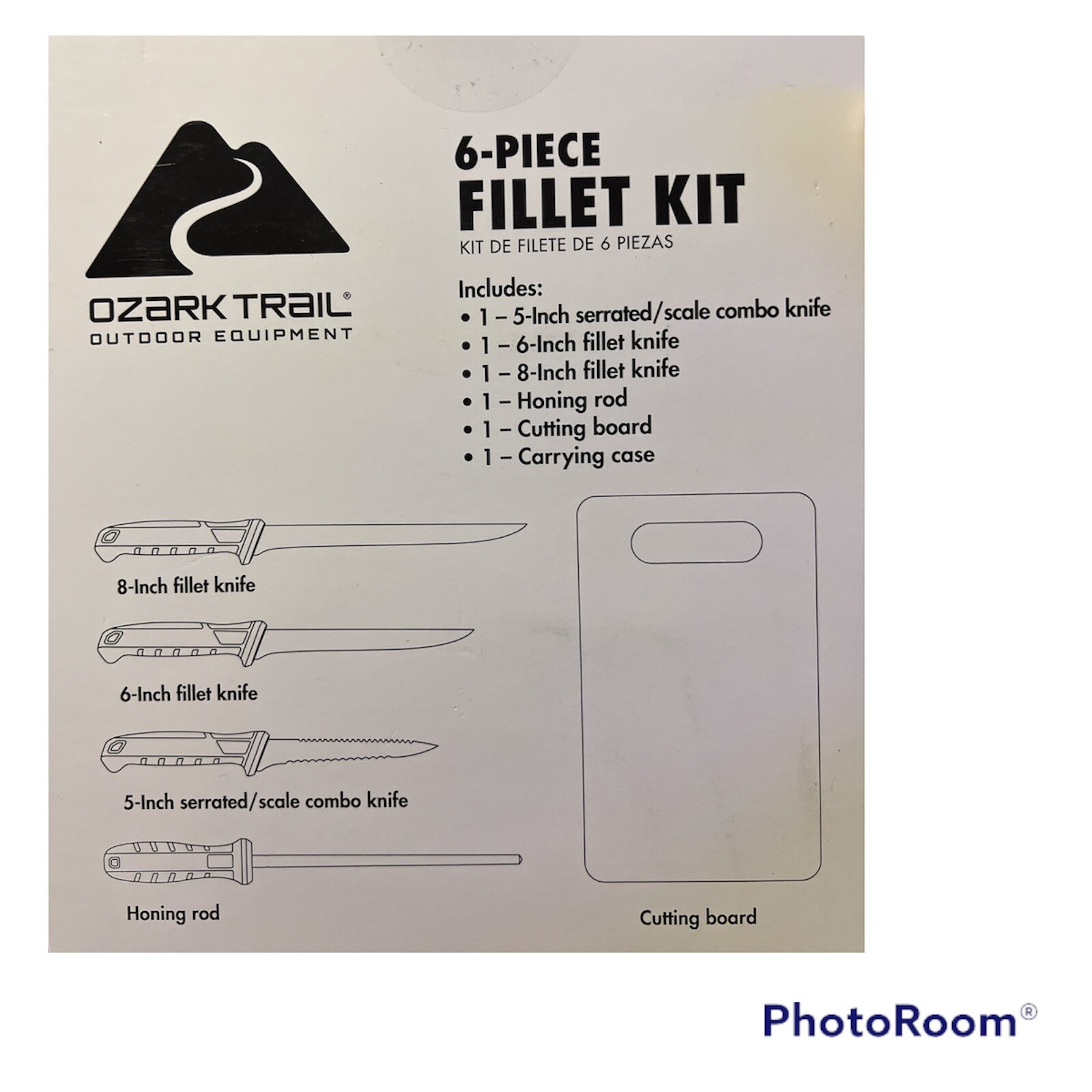 Ozark Trail Outdoor Equipment, 6-Piece Fillet Kit