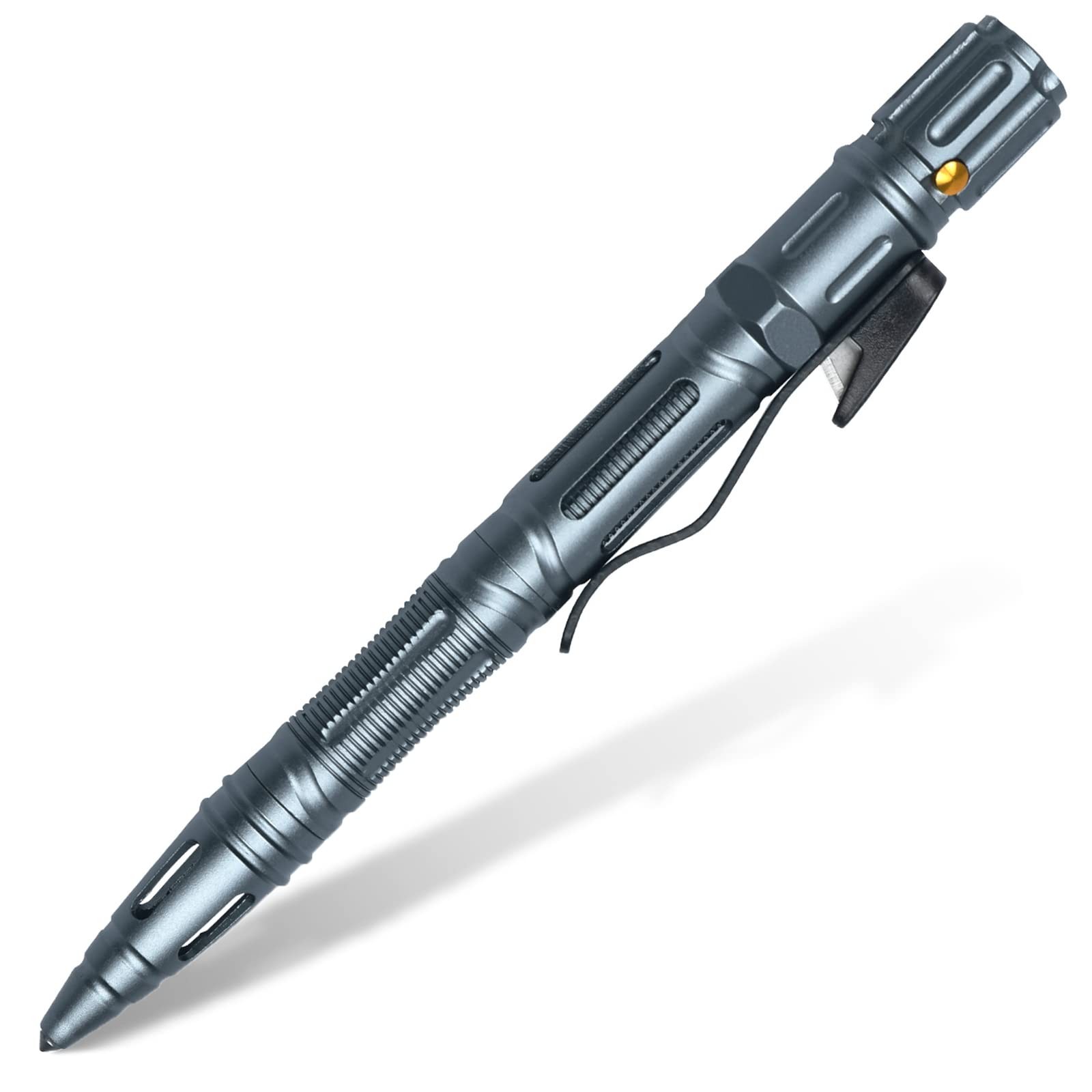 Military Tactical Pen – 8 in 1 Professional Pen with Flashlight – Multitool E…