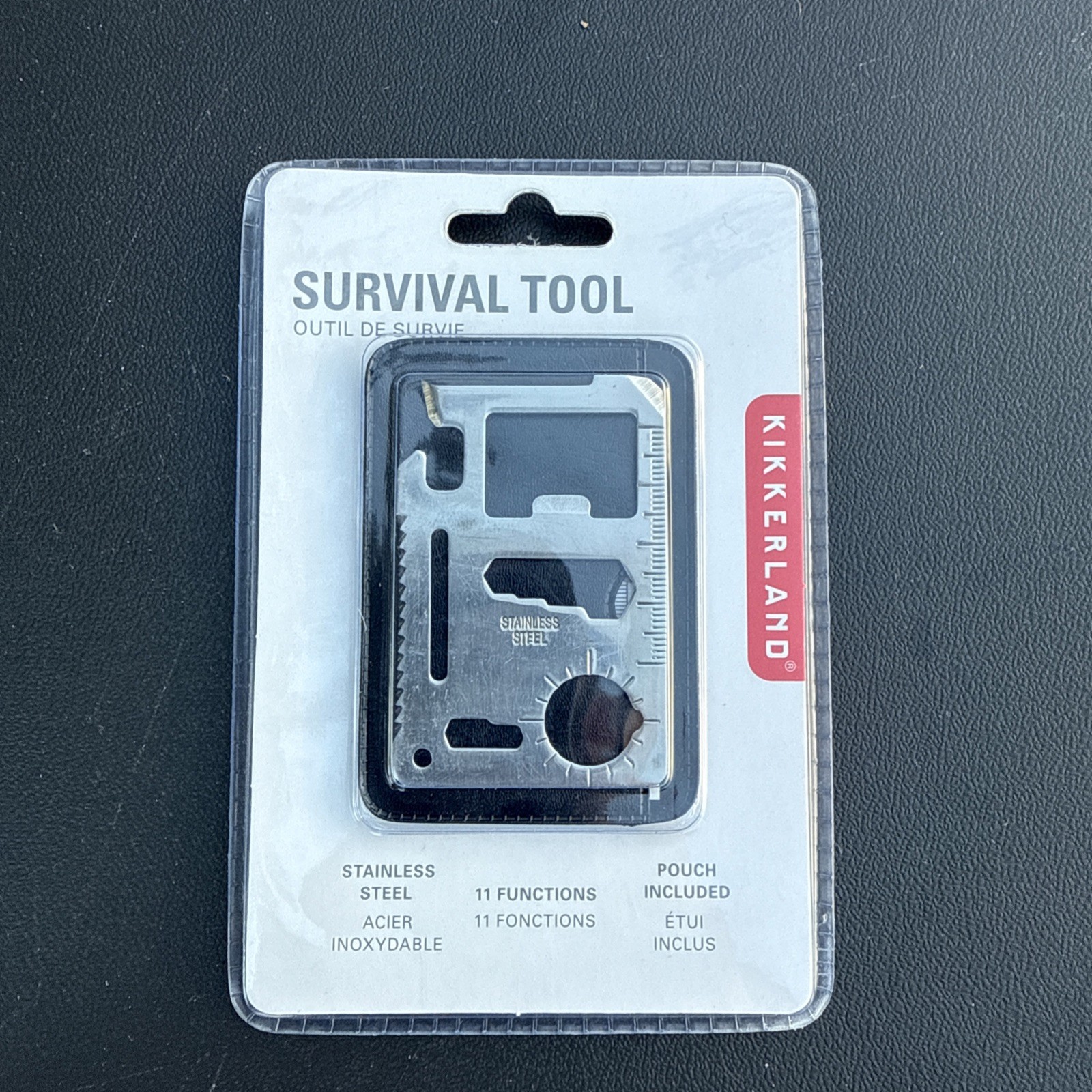 Kikkerland CD401 – Classic Survival Tool – Saw Blade / Opener / Ruler / Wrench