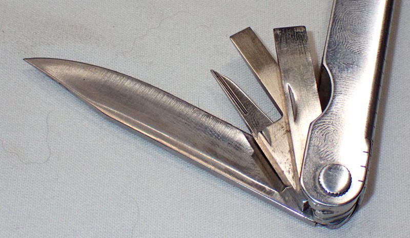 Leatherman PST, Original with leather Sheath & Rare Tool Adapter Kit