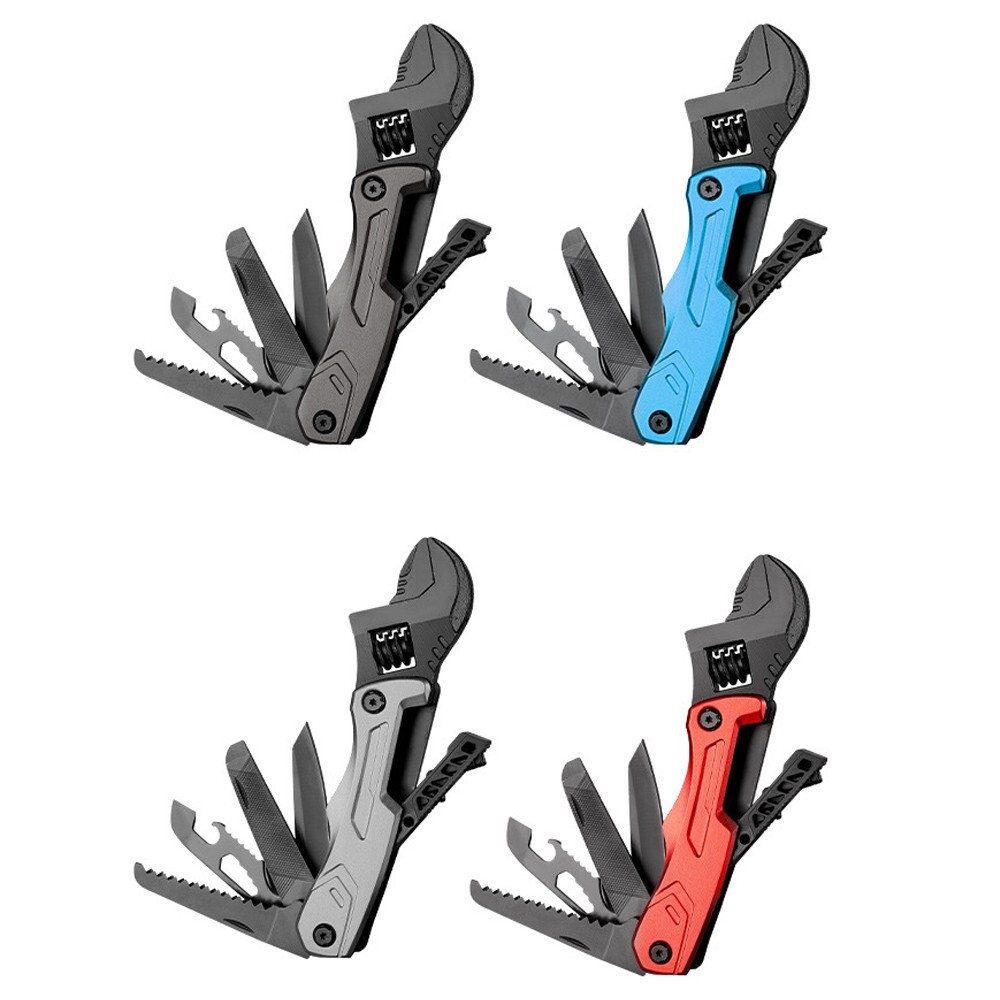 Multi Function Knife Tool With Screwdriver Wrench Purpose Travel Pocket Folding