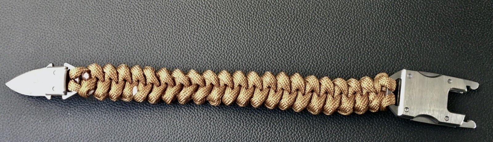 Paracord Emergency Tactical EDC Survival Knife Bracelet, Copper, BR1 New