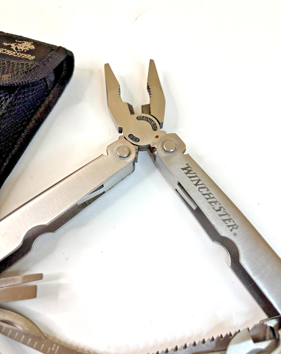 Winchester Stainless Steel Multi-Tool With Black Nylon Sheath Holster