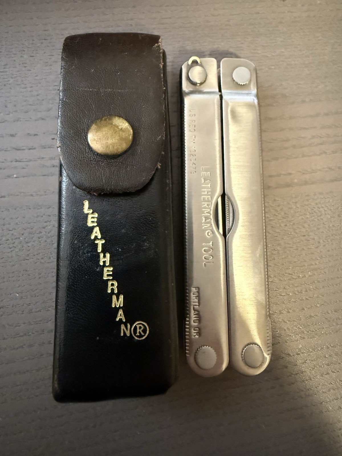 🔪Vintage LEATHERMAN SUPER TOOL Box Sheath Made in USA Portland