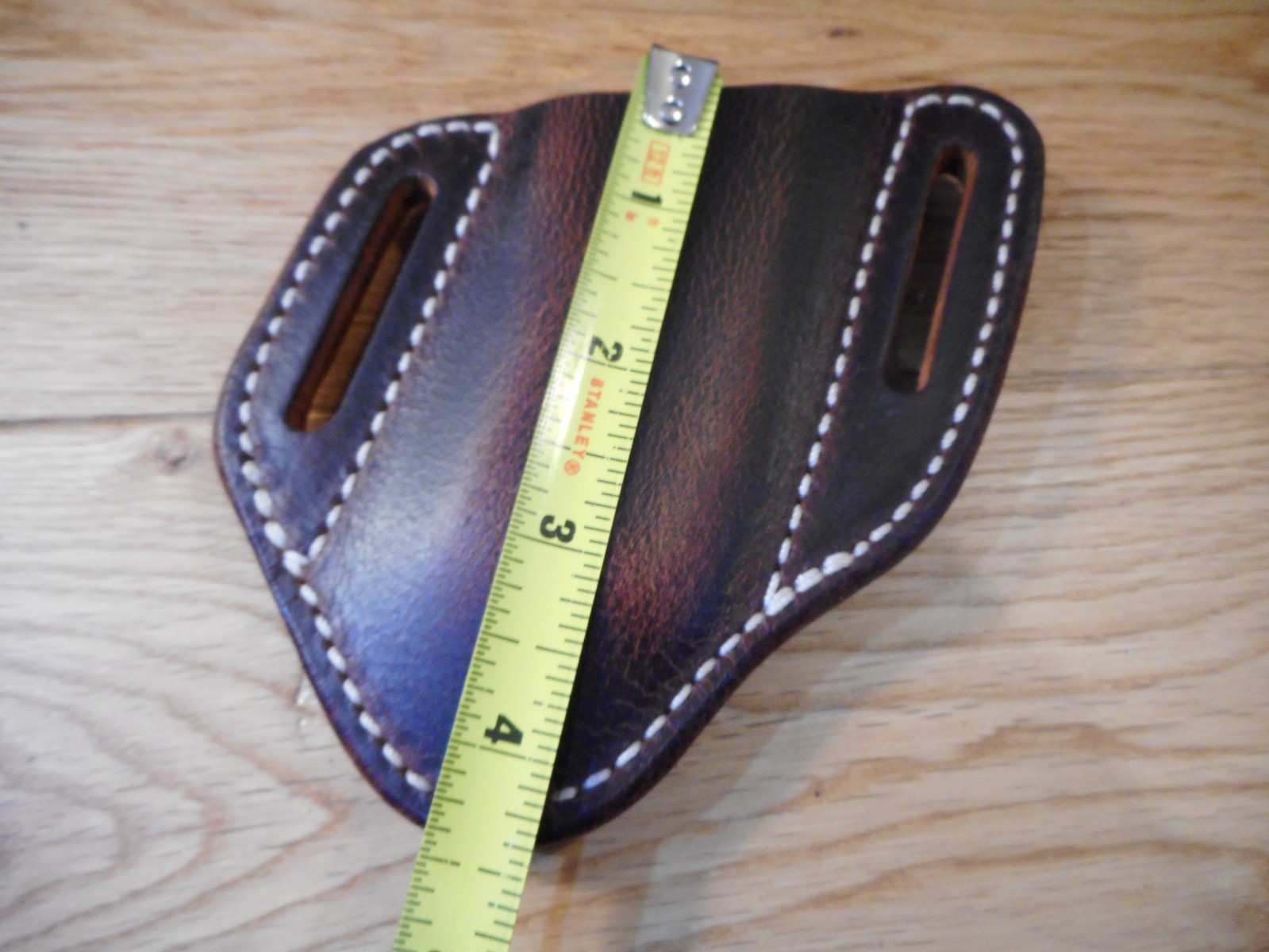 Leatherman Wave dark oil tanned Buffalo leather quick draw sheath. Sheath only.