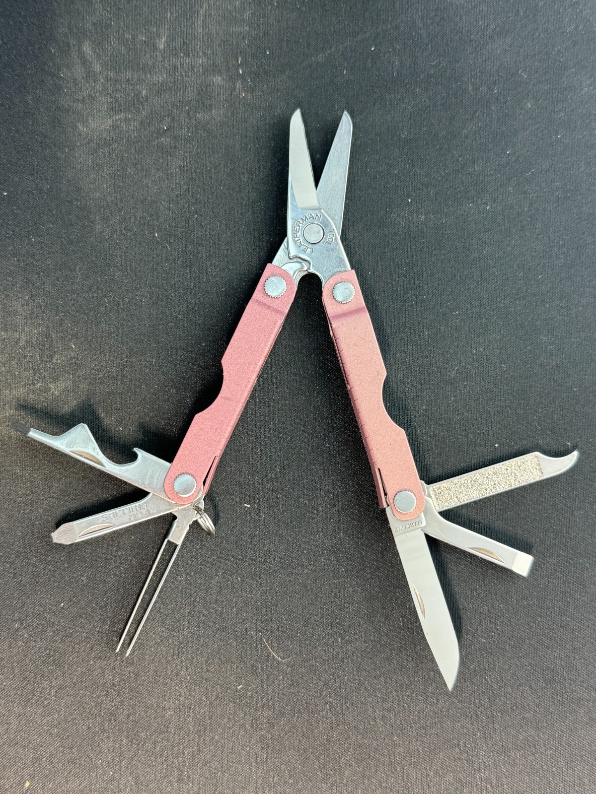 Leatherman Micra 10 in 1 Multitool Anodized Aluminum – Heathered Blush