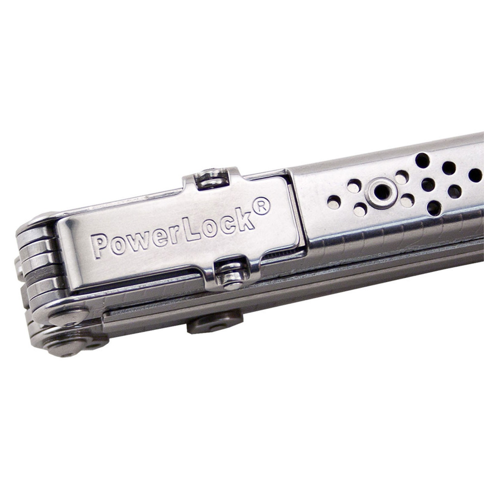 SOG Powerlock Satin V-Cutter with Nylon Sheath