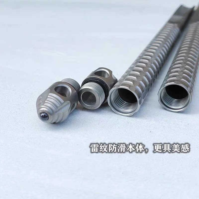 Solid Titanium Alloy Tea Knife Crowbar EDC Portable Tool Tactical
