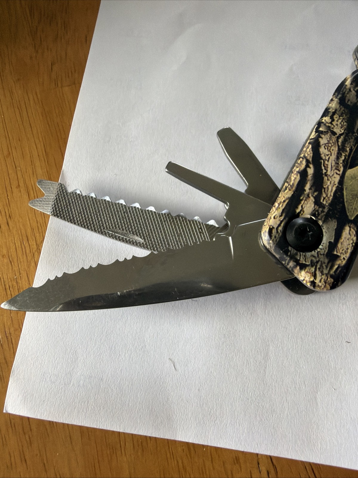 MOSSY OAK 13-in-1 Multi-tool Multi Function Pliers-Folding Pocket Tool w/Sheath